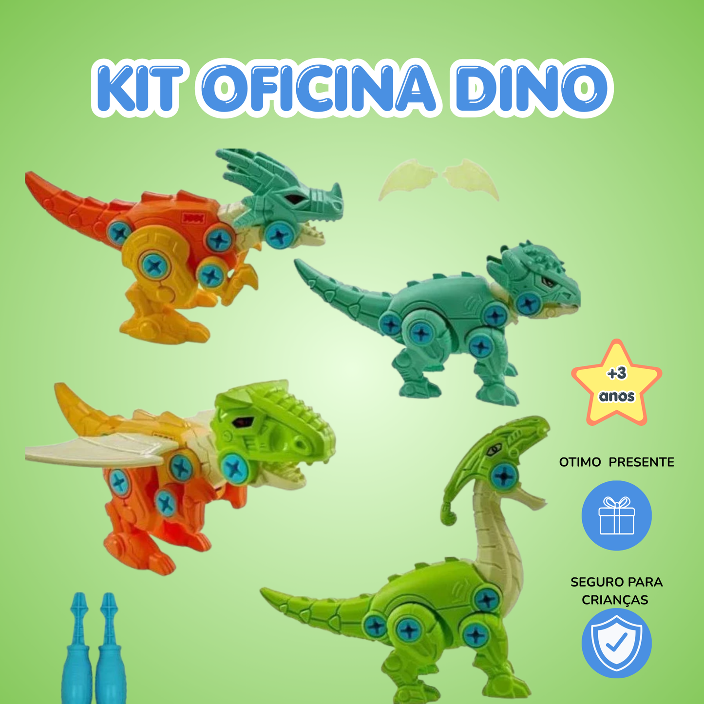 Kit Oficina Dino