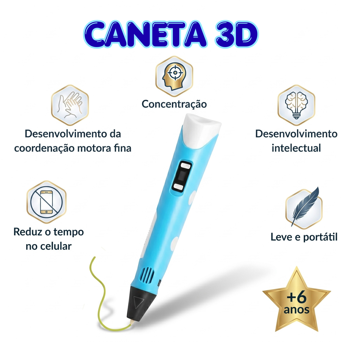 Caneta Mágica de Impressão 3D