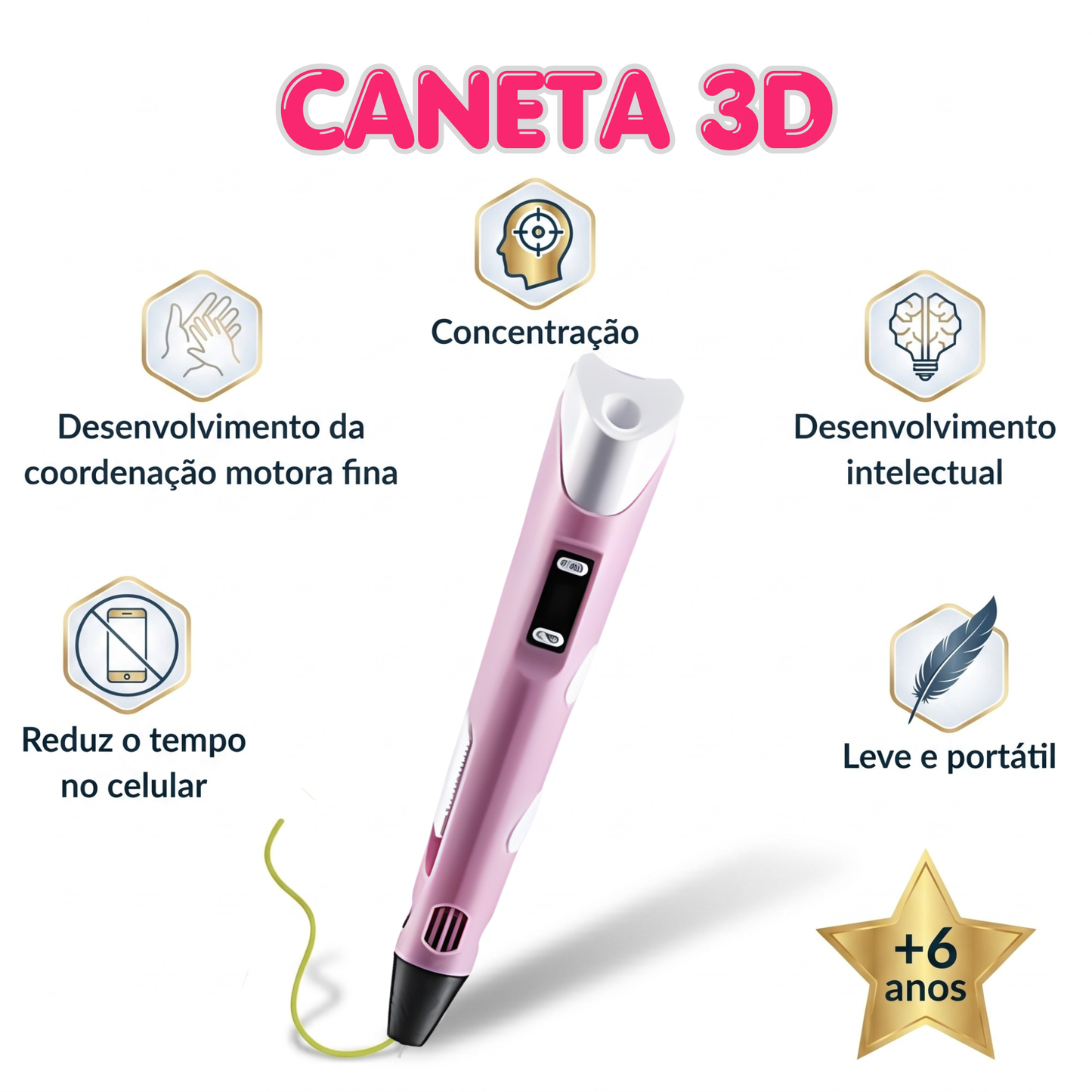 Caneta Mágica de Impressão 3D