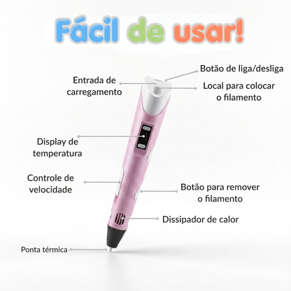 Caneta Mágica de Impressão 3D