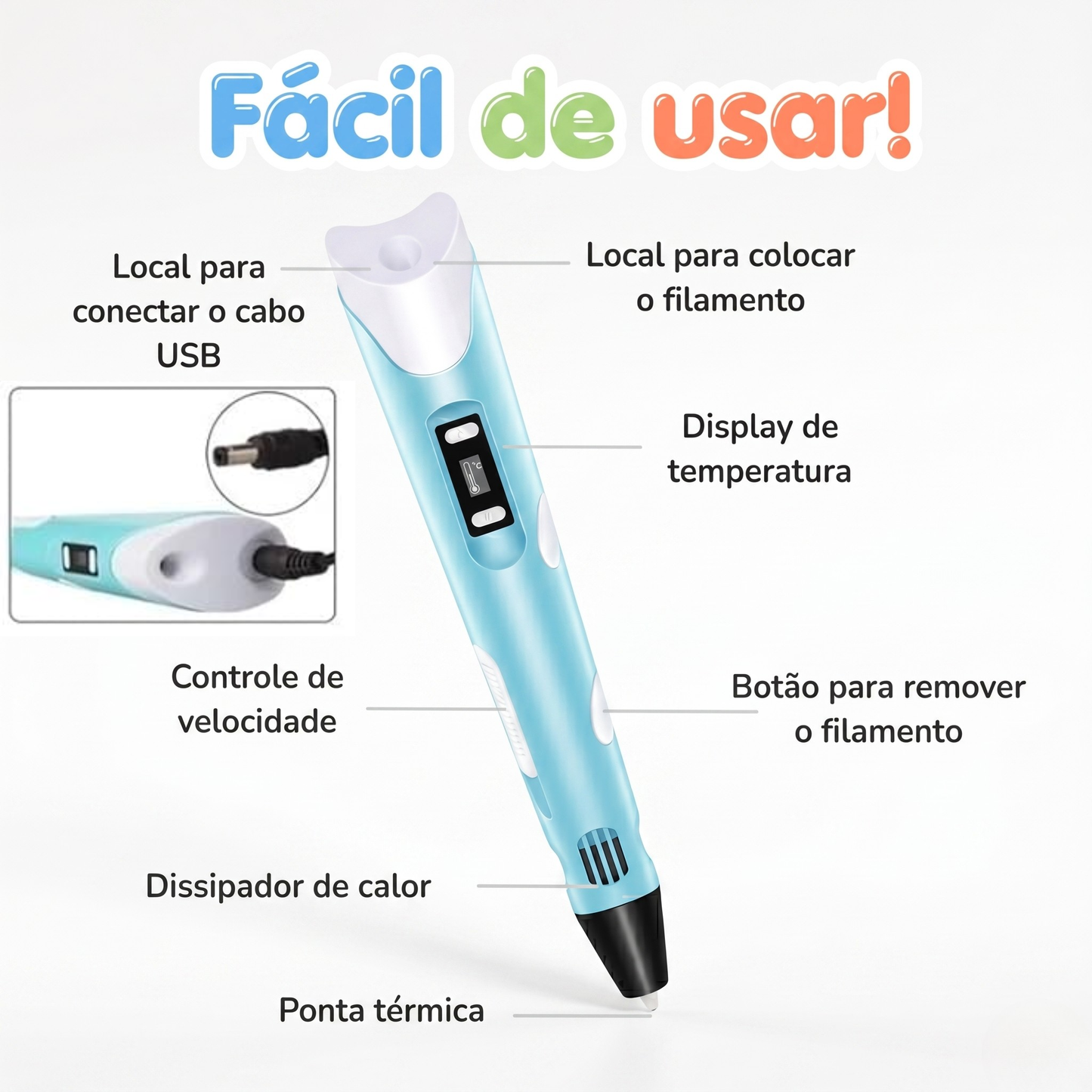 Caneta Mágica de Impressão 3D