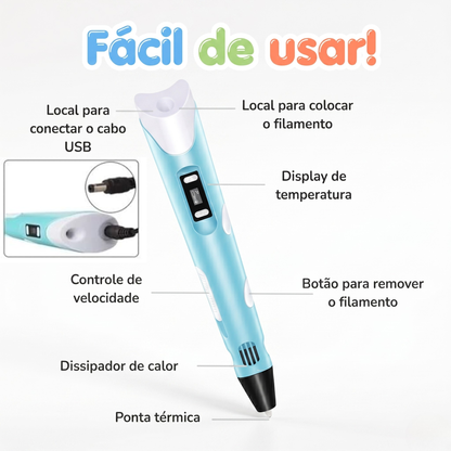 Caneta Mágica de Impressão 3D