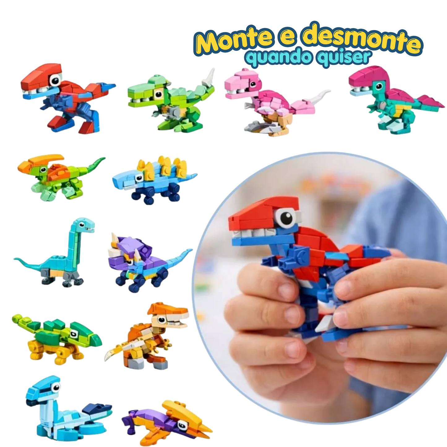 Super Kit Dinos 12 em 1
