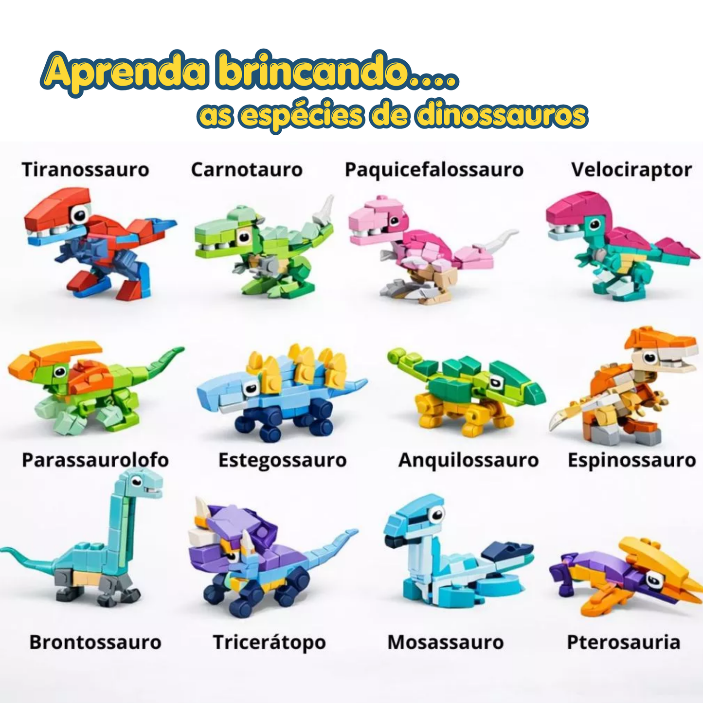 Super Kit Dinos 12 em 1