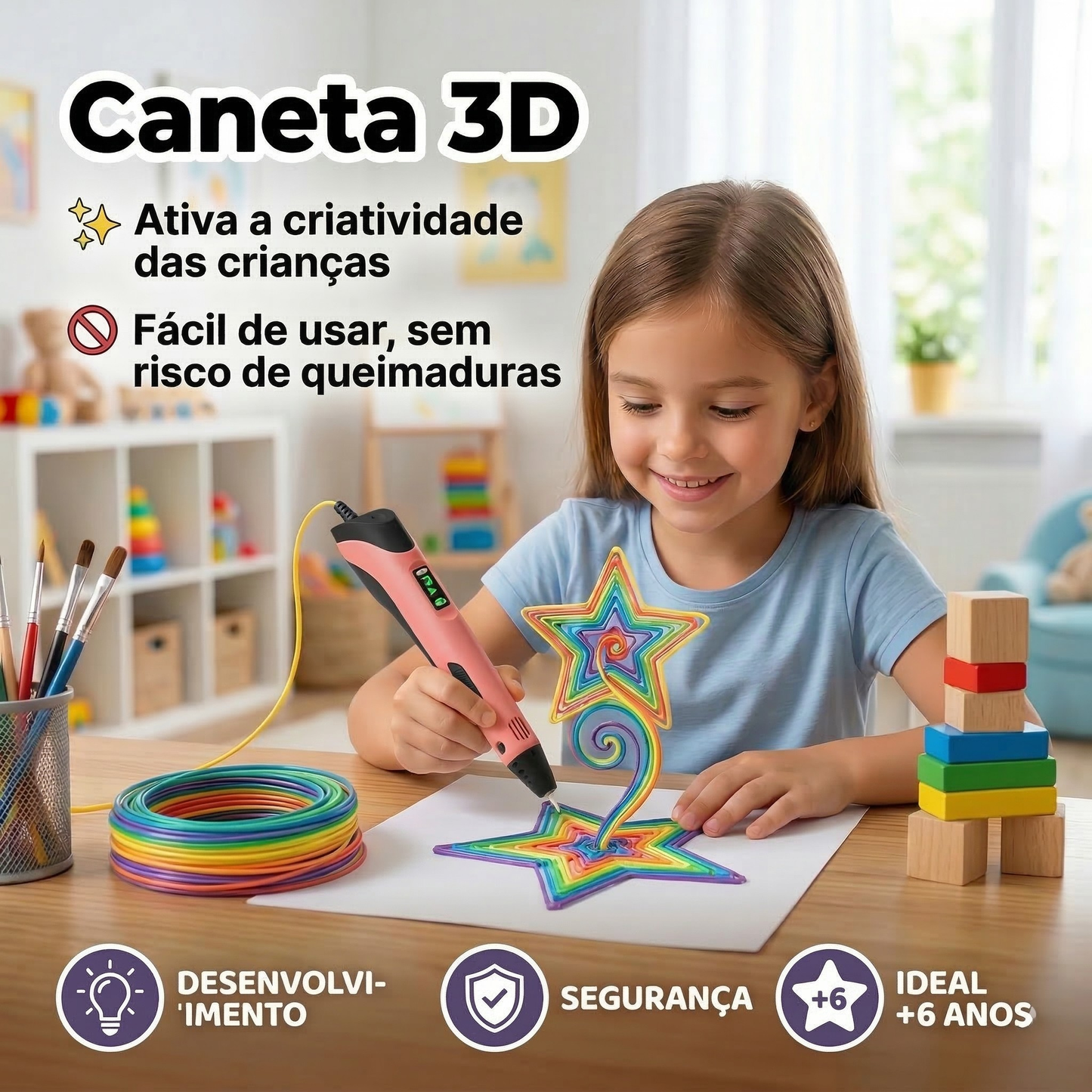 Caneta Mágica de Impressão 3D