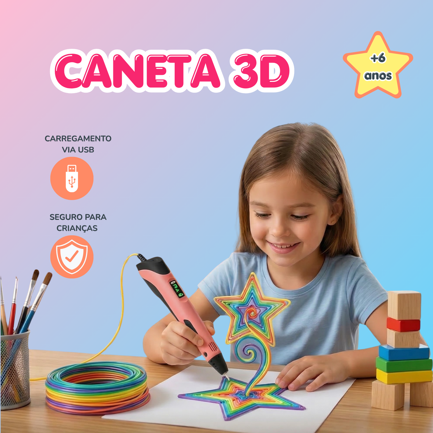 Caneta Mágica de Impressão 3D