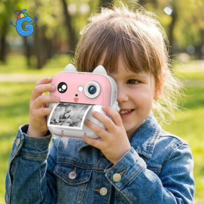 Câmera Digital Infantil com Impressão Instantânea