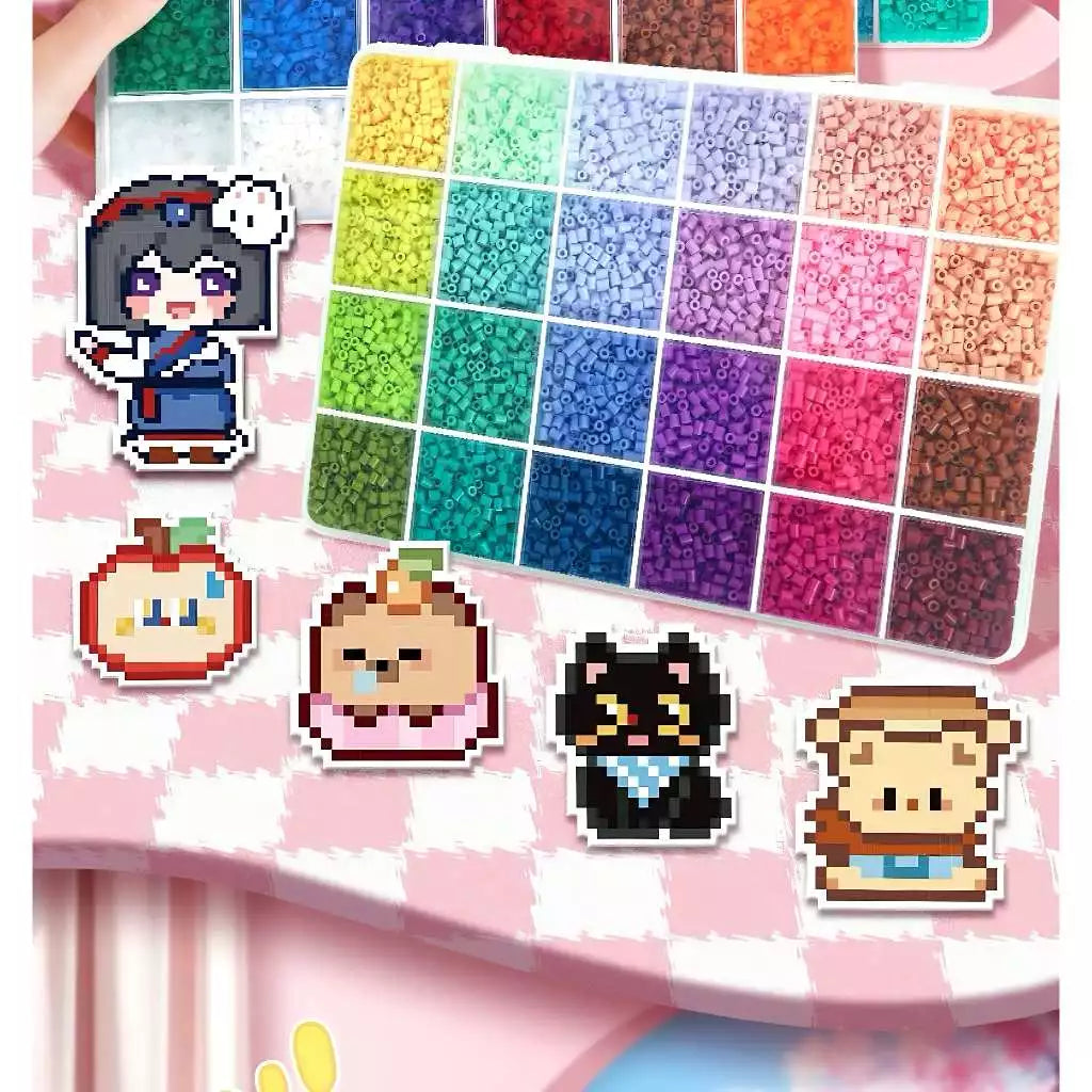 Fuse Beads - Kit de Miçangas para criar Pixel Art