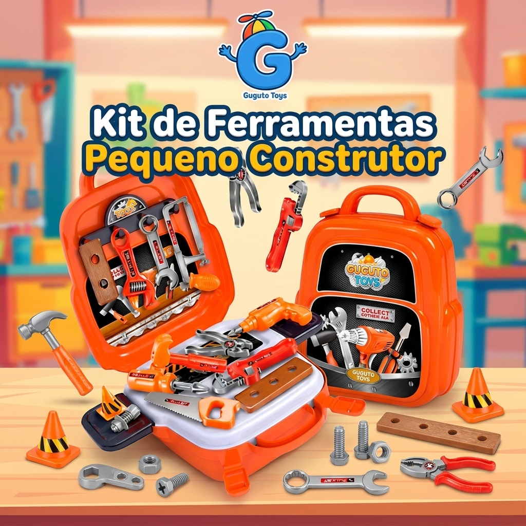 Kit de Ferramentas Pequeno Construtor
