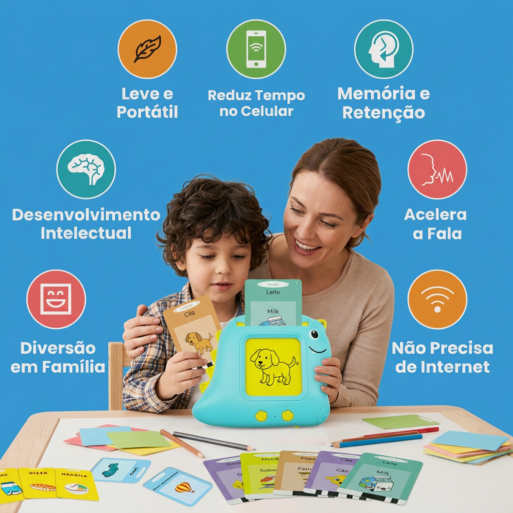 Cartões Falantes para Aprender Inglês