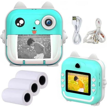 Câmera Digital Infantil com Impressão Instantânea